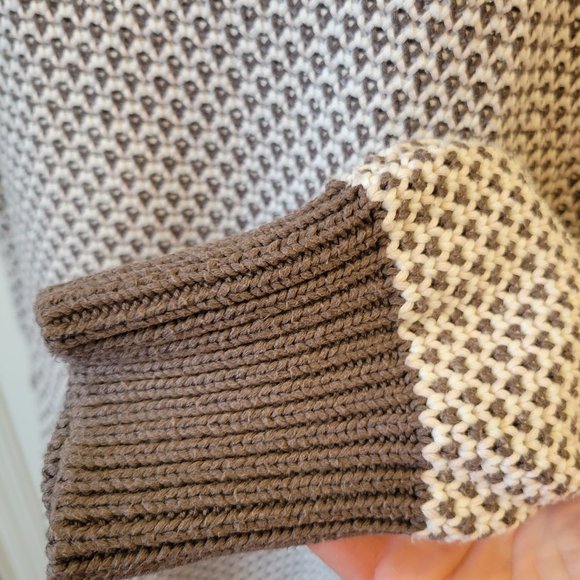 Marble Cotton Blend Crewneck Sweater - Picture 3 of 13